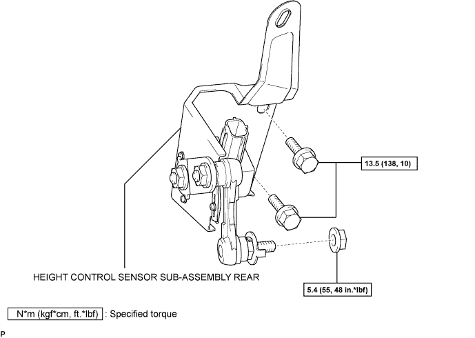 Lexus Gs430, Gs300. Uzs190 Grs190.Lighting.Lighting System.Height Control Sensor  Components