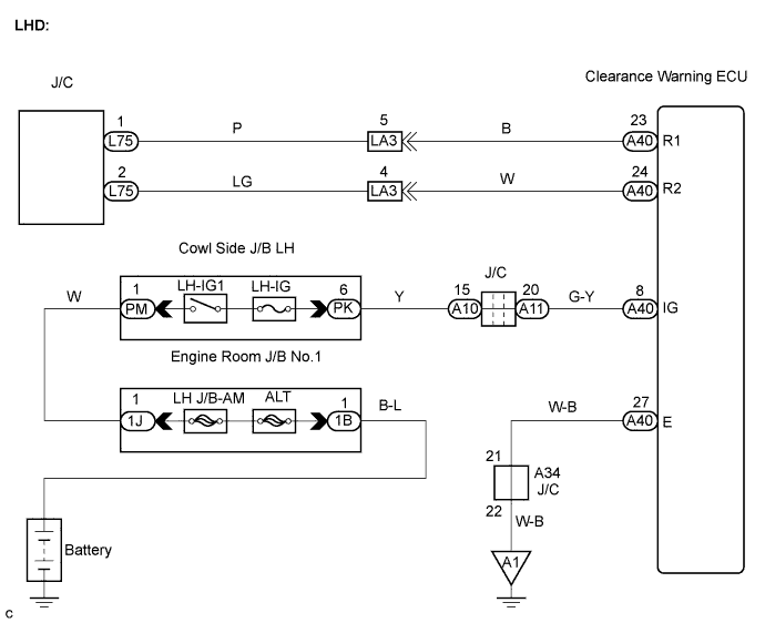 Lexus Gs430, Gs300. Uzs190 Grs190.Can Communication.Can Communication System.Can Communication System  Clearance Warning Ecu Communication Stop Mode