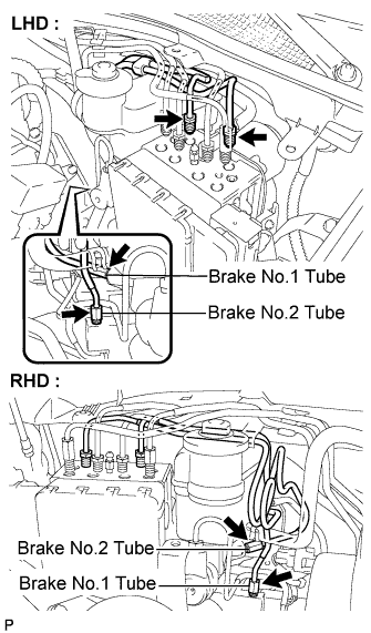 Lexus Gs430, Gs300. Uzs190 Grs190.Brake.Brake System.Brake Master Cylinder (W/ Ecb)  Installation