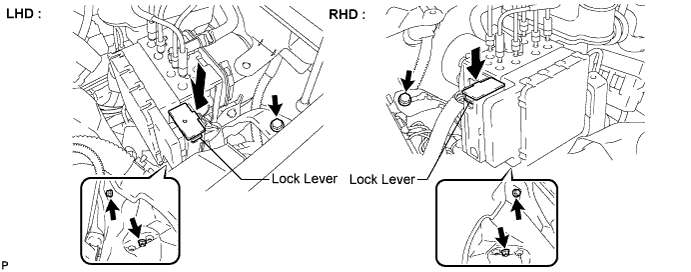 Lexus Gs430, Gs300. Uzs190 Grs190.Brake.Brake System.Brake Master Cylinder (W/ Ecb)  Installation