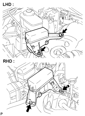Lexus Gs430, Gs300. Uzs190 Grs190.Brake.Brake System.Brake Booster (W/ Vsc)  Removal