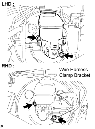 Lexus Gs430, Gs300. Uzs190 Grs190.Brake.Brake System.Brake Booster (W/ Vsc)  Removal