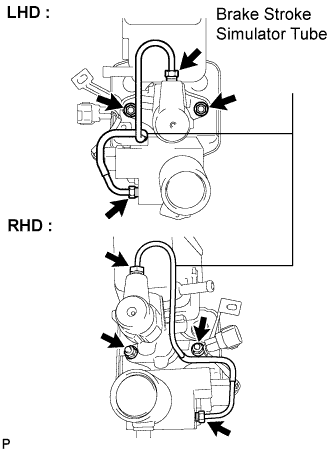 Lexus Gs430, Gs300. Uzs190 Grs190.Brake.Brake System.Brake Master Cylinder (W/ Ecb)  Reassembly
