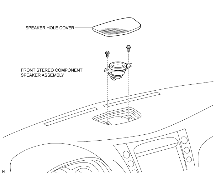 Lexus Gs430, Gs300. Uzs190 Grs190.Audio Visual.Audio And Visual System.Front Stereo Component Speaker  Components