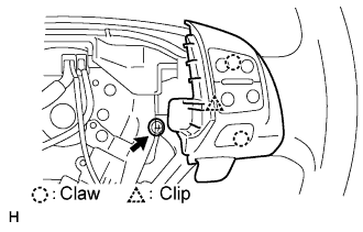 Lexus Gs430, Gs300. Uzs190 Grs190.Audio Visual.Audio And Visual System.Steering Pad Switch Cable  Installation