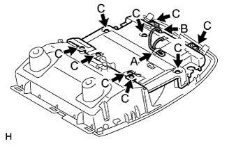 Lexus Gs430, Gs300. Uzs190 Grs190.Audio Visual.Audio And Visual System.Microphone Amplifier  Removal