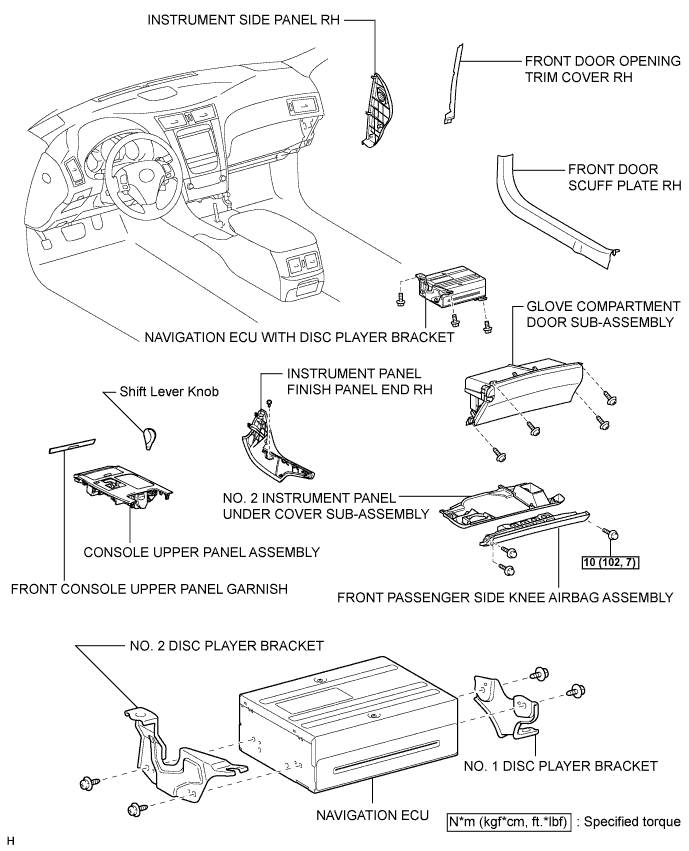 Lexus Gs430, Gs300. Uzs190 Grs190.Navigation.Navigation System.Navigation Ecu  Components