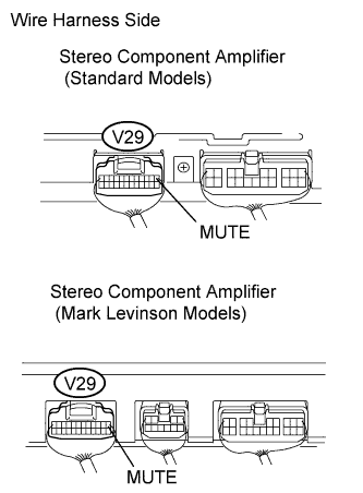 Lexus Gs430, Gs300. Uzs190 Grs190.Audio Visual.Audio And Visual System.Audio And Visual System  Mute Signal Circuit Between Radio Receiver And Stereo Component Amplifier