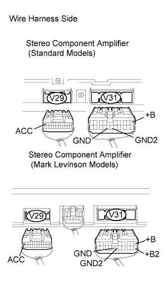 Lexus Gs430, Gs300. Uzs190 Grs190.Audio Visual.Audio And Visual System.Audio And Visual System  Stereo Component Amplifier Power Source Circuit