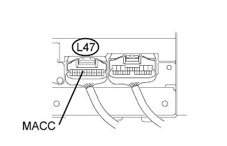 Lexus Gs430, Gs300. Uzs190 Grs190.Navigation.Navigation System.Navigation System  Microphone Circuit Between Overhead J/B And Multi-Display