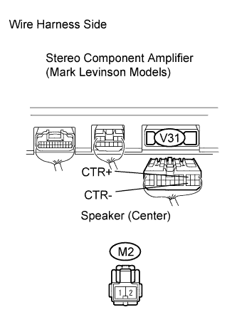 Lexus Gs430, Gs300. Uzs190 Grs190.Audio Visual.Audio And Visual System.Audio And Visual System  Speaker Circuit