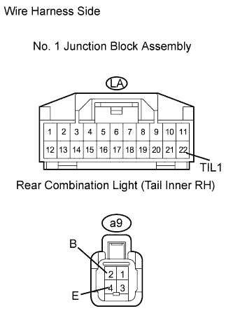 Lexus Gs430, Gs300. Uzs190 Grs190.Lighting.Lighting System.Lighting System  Taillight Circuit