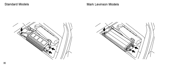 Lexus Gs430, Gs300. Uzs190 Grs190.Audio Visual.Audio And Visual System.Stereo Component Amplifier Removal