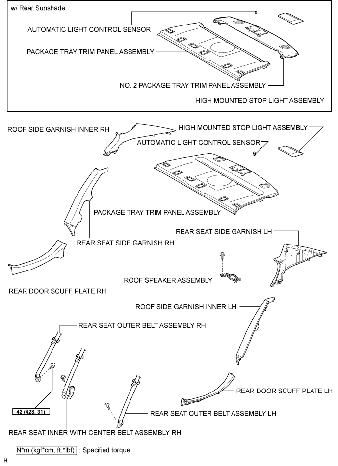 Lexus Gs430, Gs300. Uzs190 Grs190.Audio Visual.Audio And Visual System.Roof Speaker  Components