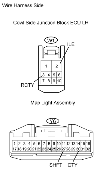 Lexus Gs430, Gs300. Uzs190 Grs190.Lighting.Lighting System.Lighting System  Room Light Circuit