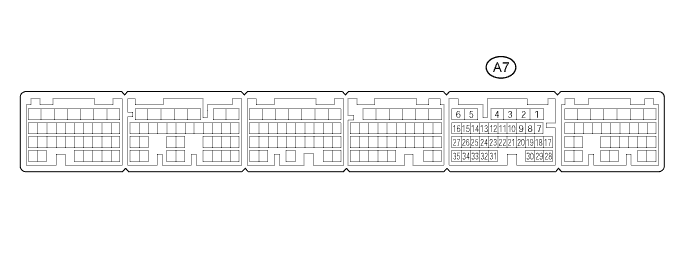 Lexus Gs430, Gs300. Uzs190 Grs190.Meter.Meter / Gauge System.Meter / Gauge System Terminals Of Ecu
