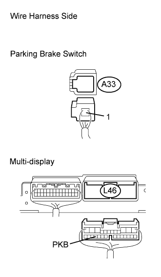 Lexus Gs430, Gs300. Uzs190 Grs190.Navigation.Navigation System.Navigation System  Parking Brake Switch Circuit