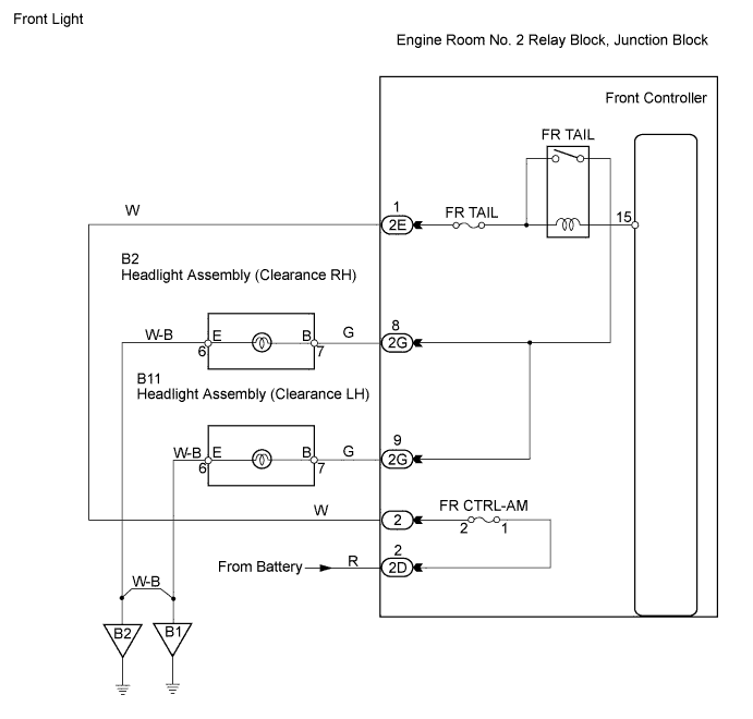 Lexus Gs430, Gs300. Uzs190 Grs190.Lighting.Lighting System.Lighting System  Taillight Circuit