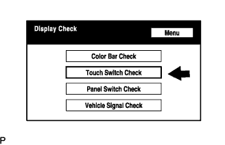 Lexus Gs430, Gs300. Uzs190 Grs190.Navigation.Navigation System.Navigation System  Display Check Mode