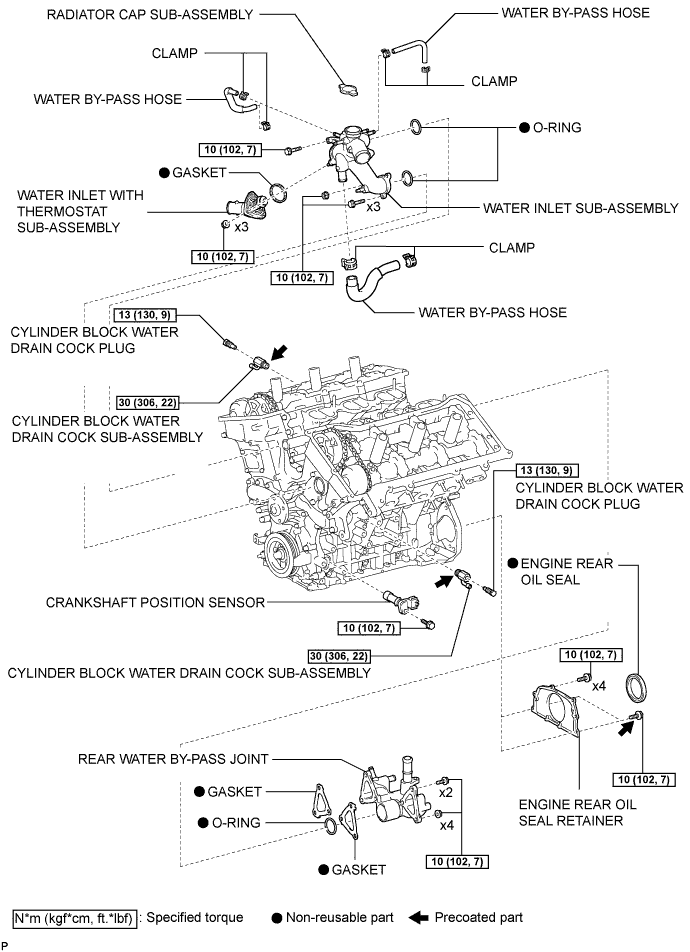 Engine Unit - Components. 4GR-FSE ENGINE MECHANICAL. Lexus IS250 IS220d GSE20 ALE20