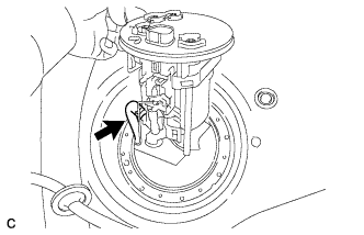 Fuel Sender Gauge Assembly (For 2Ad-Fhv) - Removal. METER. Lexus IS250 IS220d GSE20 ALE20
