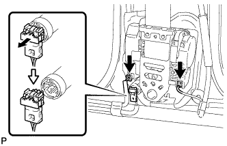 Side Airbag Sensor - Removal. SUPPLEMENTAL RESTRAINT SYSTEM. Lexus IS250 IS220d GSE20 ALE20