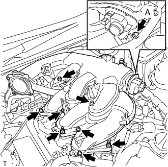 Lexus Is250, Is220D. Gse20 Ale20.4Gr-Fse Fuel.Fuel System.Fuel Pressure Sensor  Installation