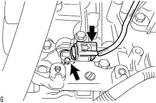 Lexus Is250, Is220D. Gse20 Ale20.4Gr-Fse Engine Control System.Sfi System.Crankshaft Position Sensor  Removal