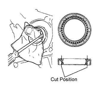 Lexus Is250, Is220D. Gse20 Ale20.2Ad-Fhv Engine Mechanical.Engine.Engine Front Oil Seal  Removal