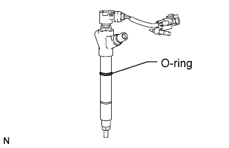 Lexus Is250, Is220D. Gse20 Ale20.2Ad-Fhv Fuel.Fuel System.Fuel Injector  Installation
