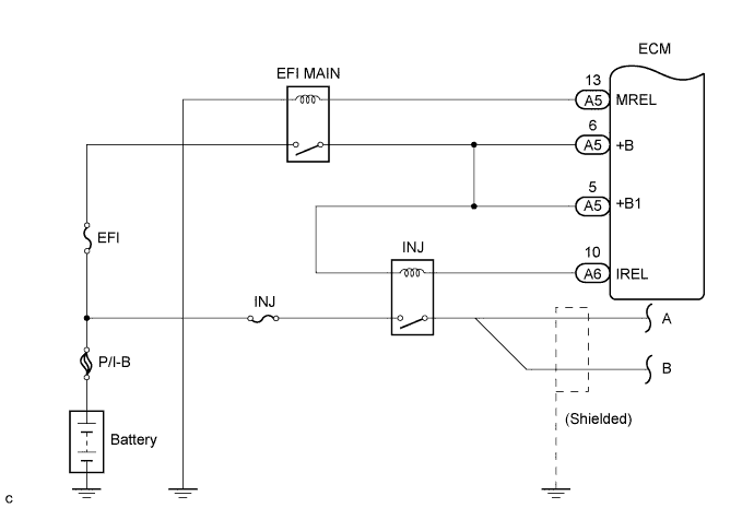 Lexus Is250, Is220D. Gse20 Ale20.4Gr-Fse Engine Control System.Sfi System.
Dtc
  P0200  Injector Circuit / Open