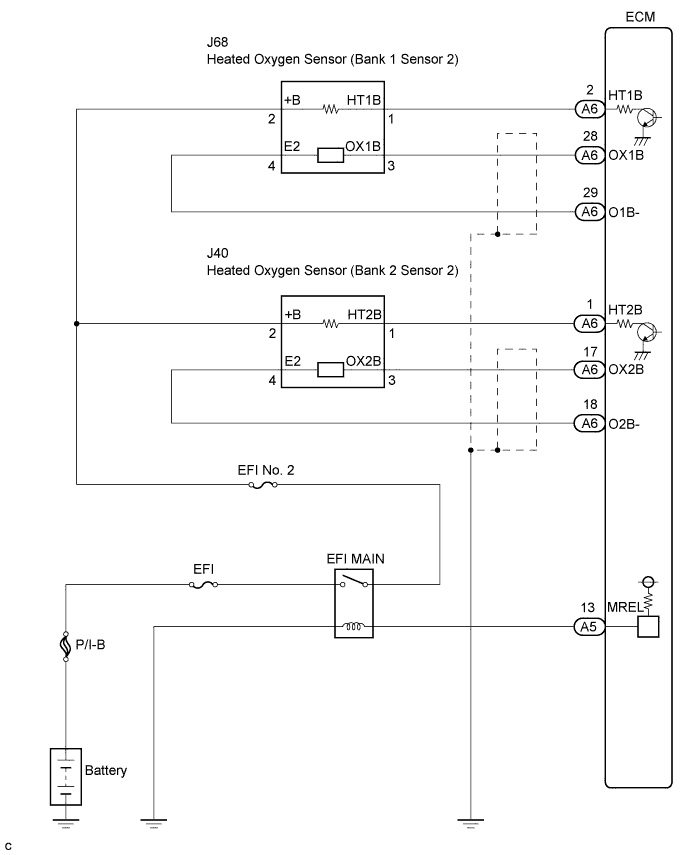 Lexus Is250, Is220D. Gse20 Ale20.4Gr-Fse Engine Control System.Sfi System.
Dtc
P0136 Oxygen Sensor Circuit Malfunction (Bank 1 Sensor 2)