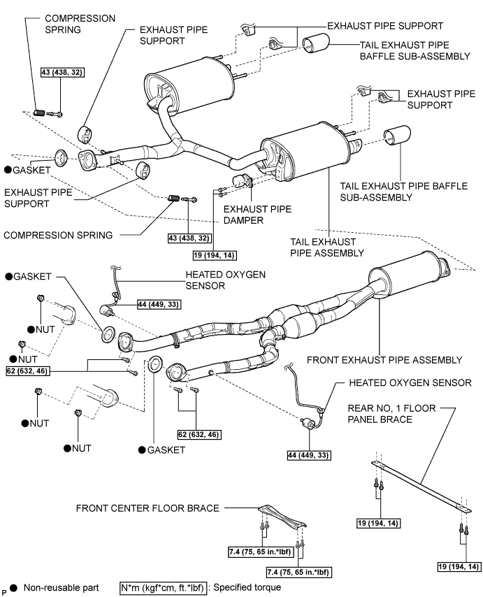 Lexus Is250, Is220D. Gse20 Ale20.4Gr-Fse Exhaust.Exhaust Pipe.Exhaust Pipe  Components