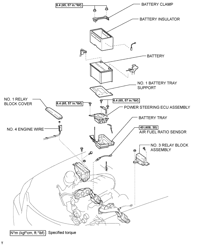 Lexus Is250, Is220D. Gse20 Ale20.4Gr-Fse Emission Control.Emission Control System.Air Fuel Ratio Sensor (For Sensor 1)  Components