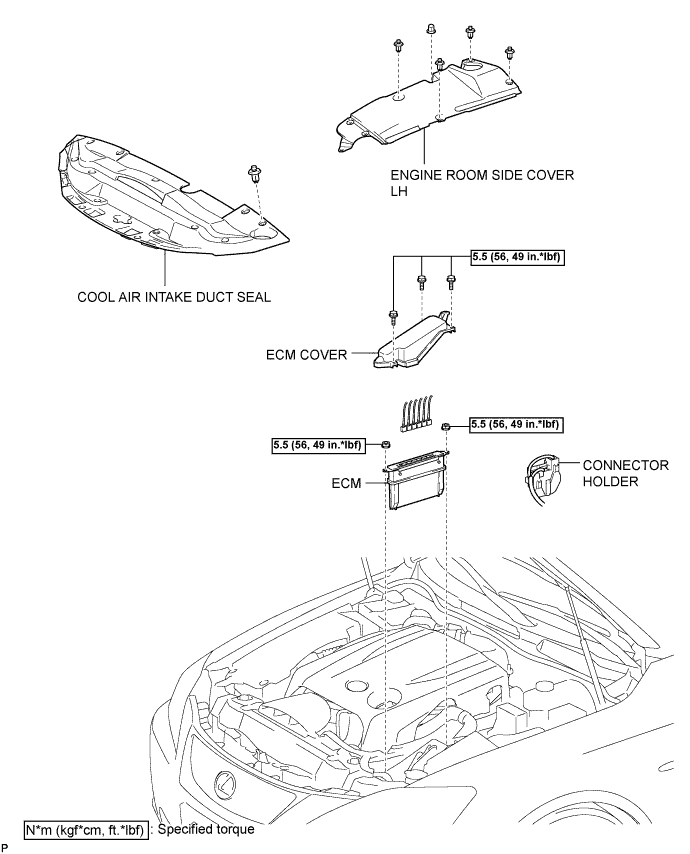 Lexus Is250, Is220D. Gse20 Ale20.4Gr-Fse Engine Control System.Sfi System.Ecm  Components