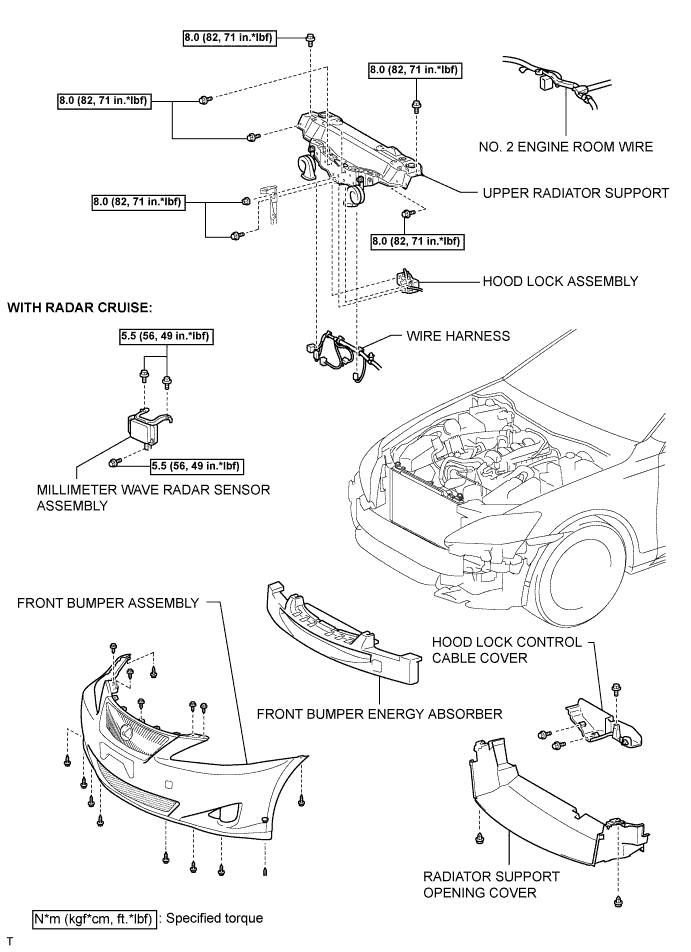Lexus Is250, Is220D. Gse20 Ale20.Air Conditioning.Air Conditioning System.Condenser  Components