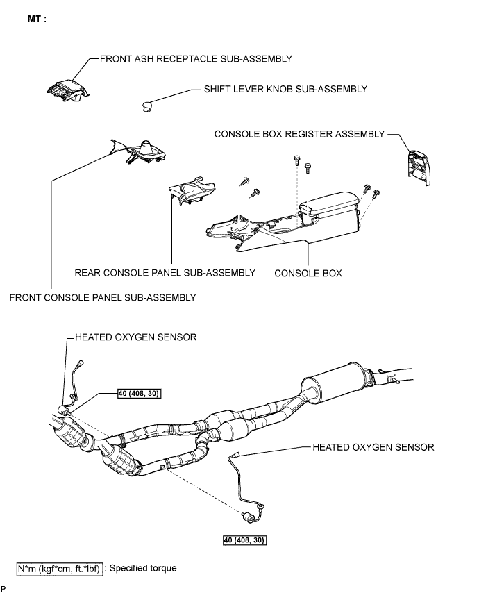 Lexus Is250, Is220D. Gse20 Ale20.4Gr-Fse Emission Control.Emission Control System.Heated Oxygen Sensor (For Sensor 2)  Components