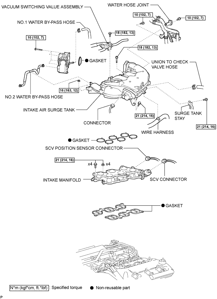Lexus Is250, Is220D. Gse20 Ale20.4Gr-Fse Fuel.Fuel System.Fuel Pump (For High Pressure)  Components