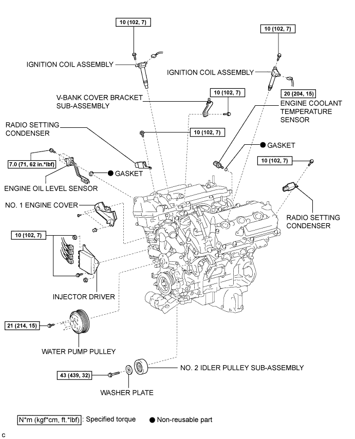 Lexus Is250, Is220D. Gse20 Ale20.4Gr-Fse Engine Mechanical.Engine.Engine Assembly Components