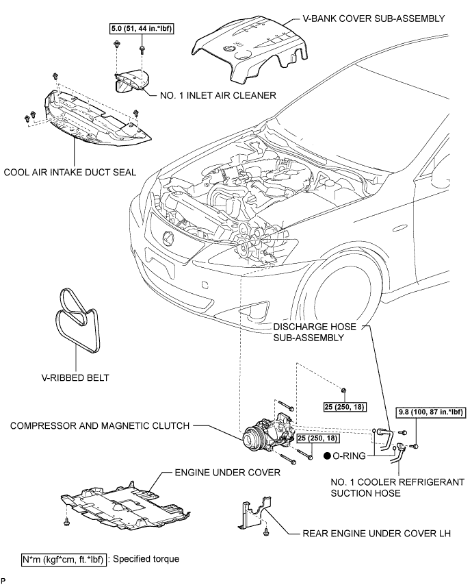 Lexus Is250, Is220D. Gse20 Ale20.4Gr-Fse Cooling.Cooling System.Water Pump  Components
