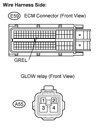 Lexus Is250, Is220D. Gse20 Ale20.2Ad-Fhv Engine Control System.Ecd System.Ecd System  Pre-Heating Control Circuit