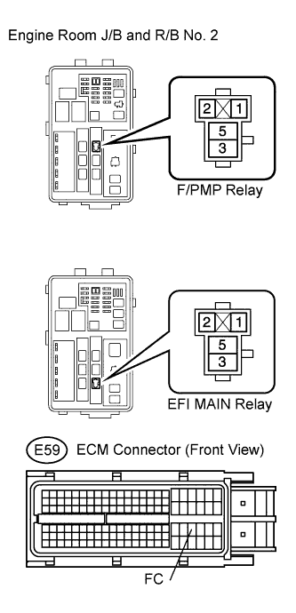 Lexus Is250, Is220D. Gse20 Ale20.2Ad-Fhv Engine Control System.Ecd System.Ecd System  Fuel Pump Control Circuit