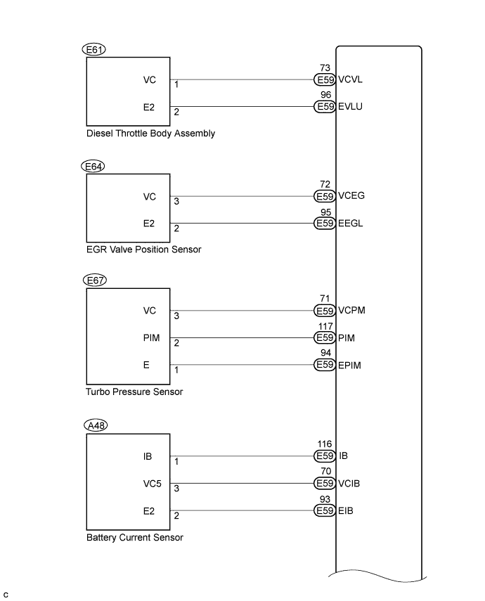 Lexus Is250, Is220D. Gse20 Ale20.2Ad-Fhv Engine Control System.Ecd System.Ecd System Vc Output Circuit