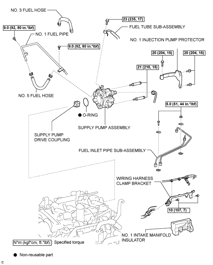 Lexus Is250, Is220D. Gse20 Ale20.2Ad-Fhv Fuel.Fuel System.Fuel Supply Pump  Components