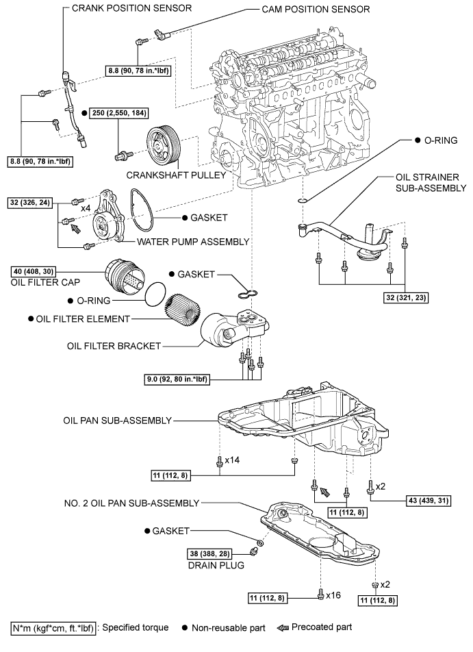 Lexus Is250, Is220D. Gse20 Ale20.2Ad-Fhv Engine Mechanical.Engine.Engine Unit  Components