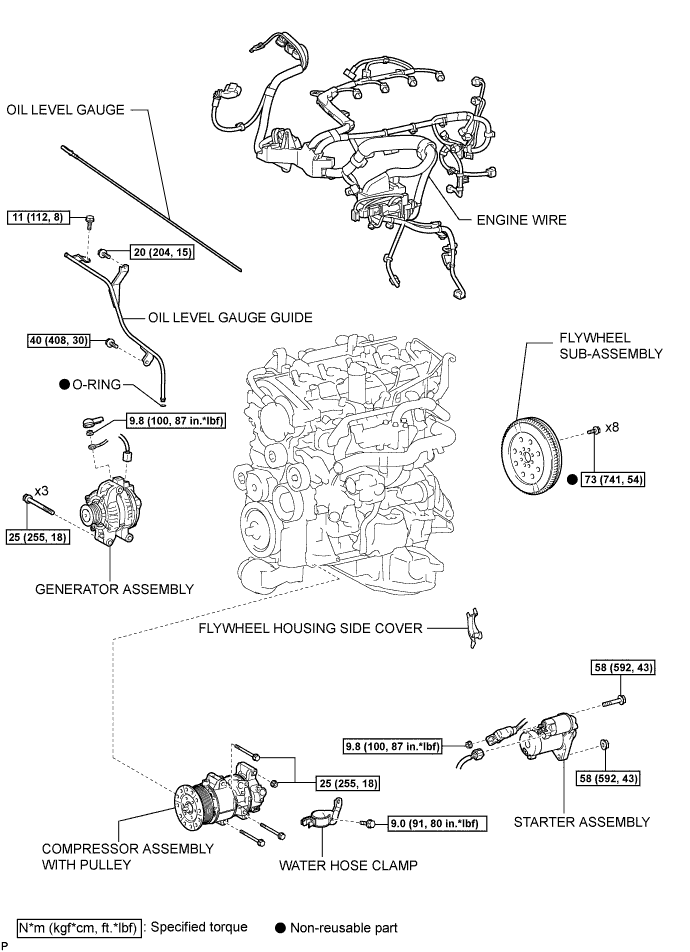 Lexus Is250, Is220D. Gse20 Ale20.2Ad-Fhv Engine Mechanical.Engine.Engine Assembly Components