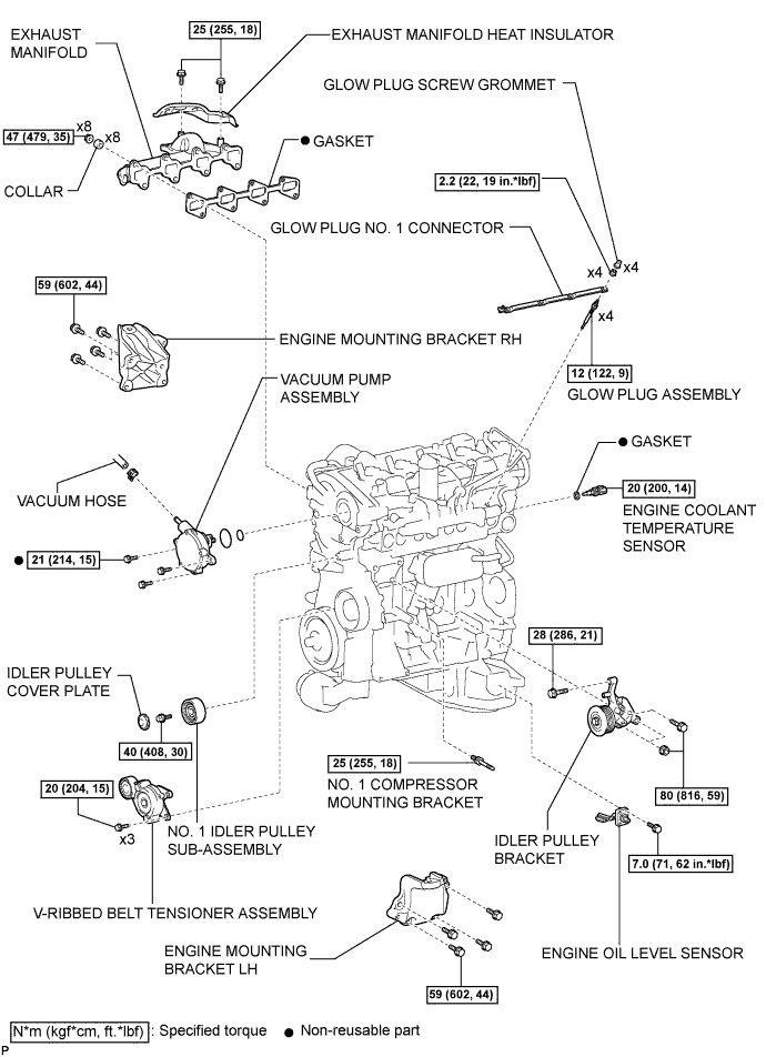 Lexus Is250, Is220D. Gse20 Ale20.2Ad-Fhv Engine Mechanical.Engine.Engine Assembly Components