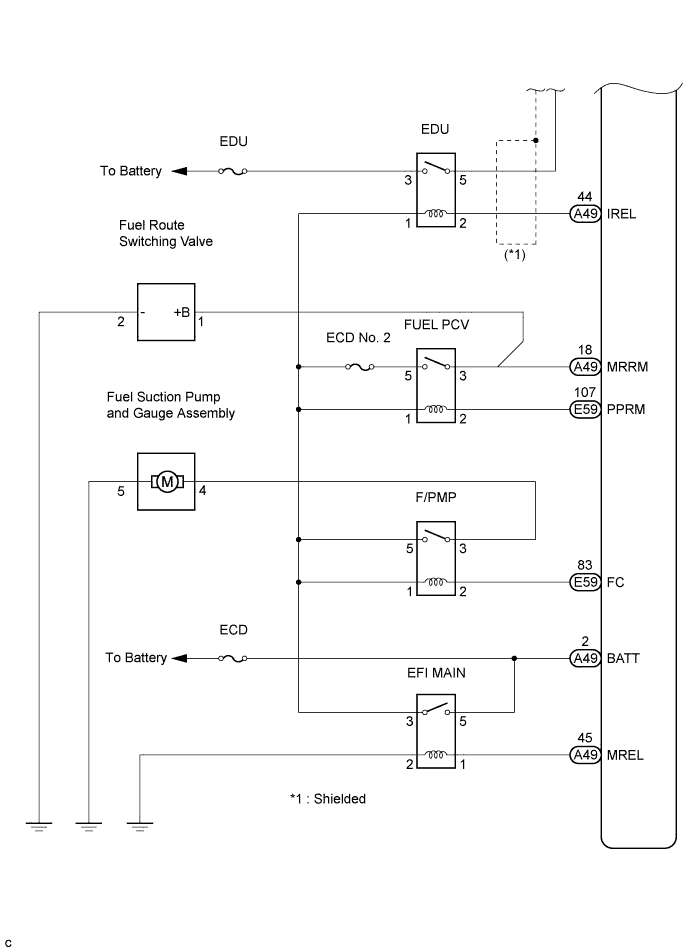 Lexus Is250, Is220D. Gse20 Ale20.2Ad-Fhv Fuel.Fuel System.Fuel System  System Diagram