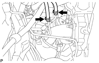 Lexus Is250, Is220D. Gse20 Ale20.2Ad-Fhv Emission Control.Emission Control System.Exhaust Gas Temperature Sensor  Removal
