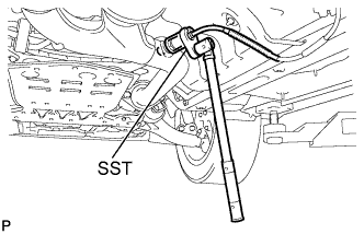 Lexus Is250, Is220D. Gse20 Ale20.2Ad-Fhv Emission Control.Emission Control System.Air Fuel Ratio Sensor  Removal